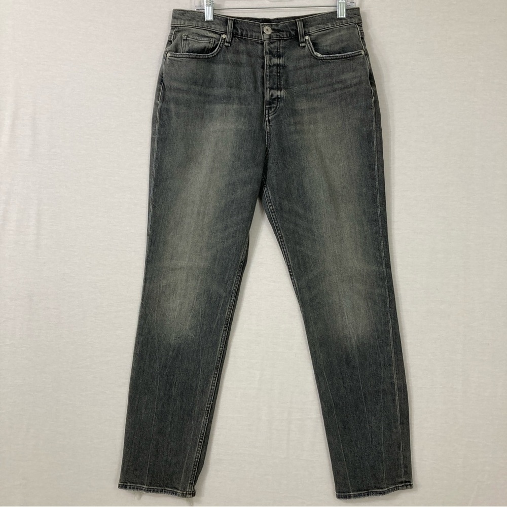 Hudson Gray‎ Button Fly Holly Straight Distressed Jeans size 31